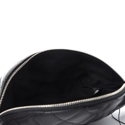 Chanel Lambskin Quilted Waist Belt Bag Black 5 of 10