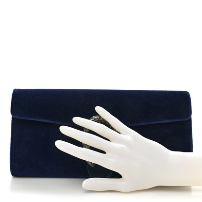 Gucci Velvet Dionysus Clutch Cobalt 2 of 13