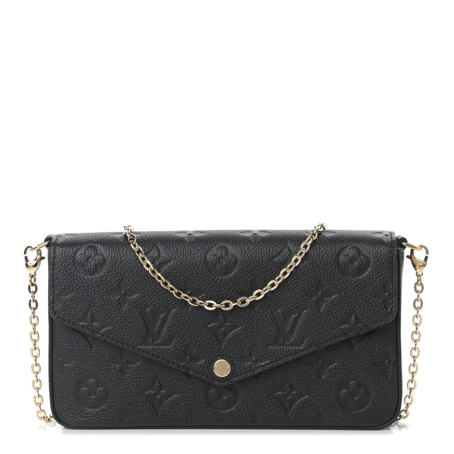 Empreinte Pochette Felicie Chain Wallet Black