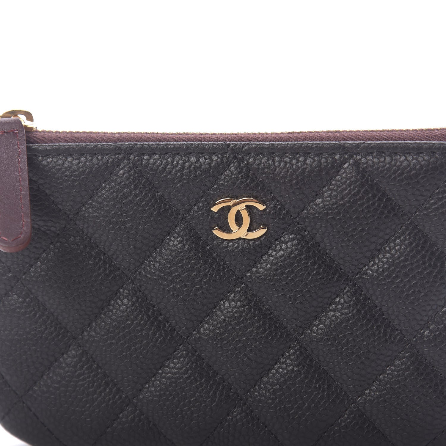 Chanel Caviar Quilted Small Cosmetic Case Black 10 of 10