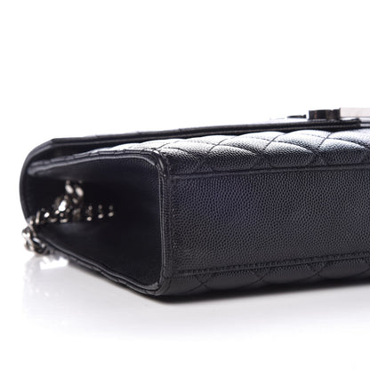 Saint Laurent Grain De Poudre Textured Mixed Matelasse Triquilt Medium Monogram Satchel Black 9 of 9