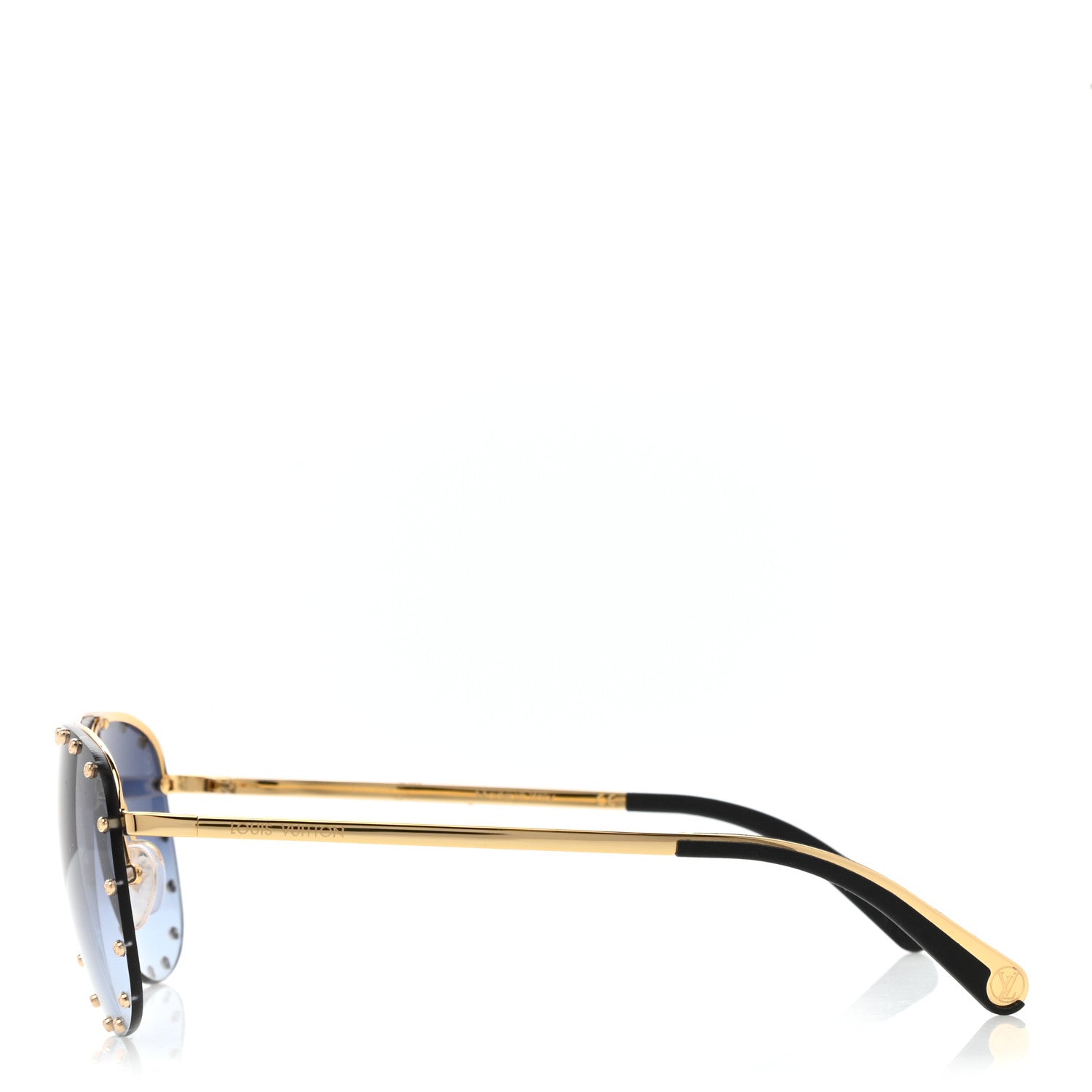 Louis Vuitton The Party Aviator Gradient Sunglasses Z2349U Blue 3 of 7