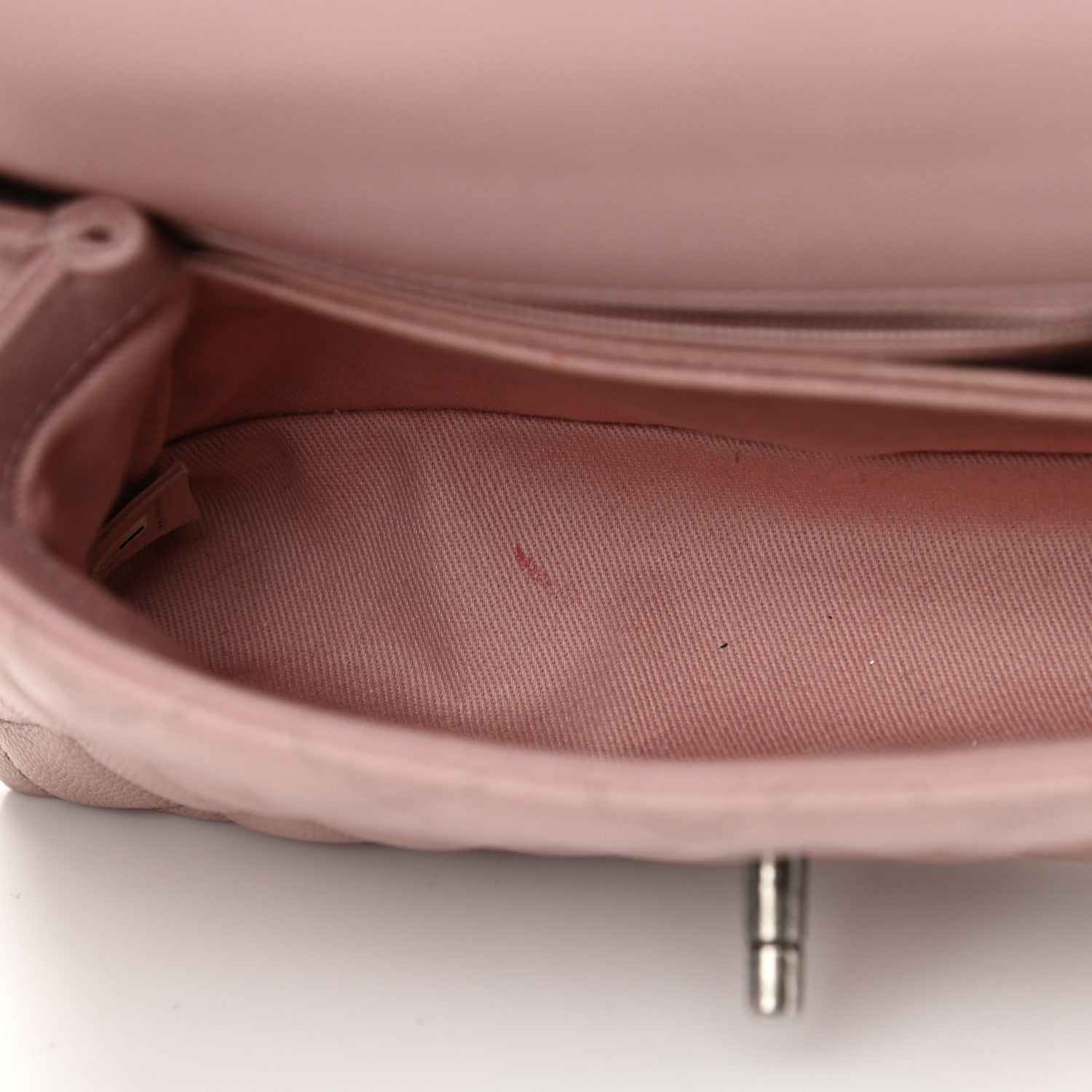 Chanel Caviar Quilted Mini Coco Handle Flap Light Pink 11 of 11