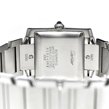 Cartier Stainless Steel 28mm Tank Francaise Automatic Watch 5 of 9