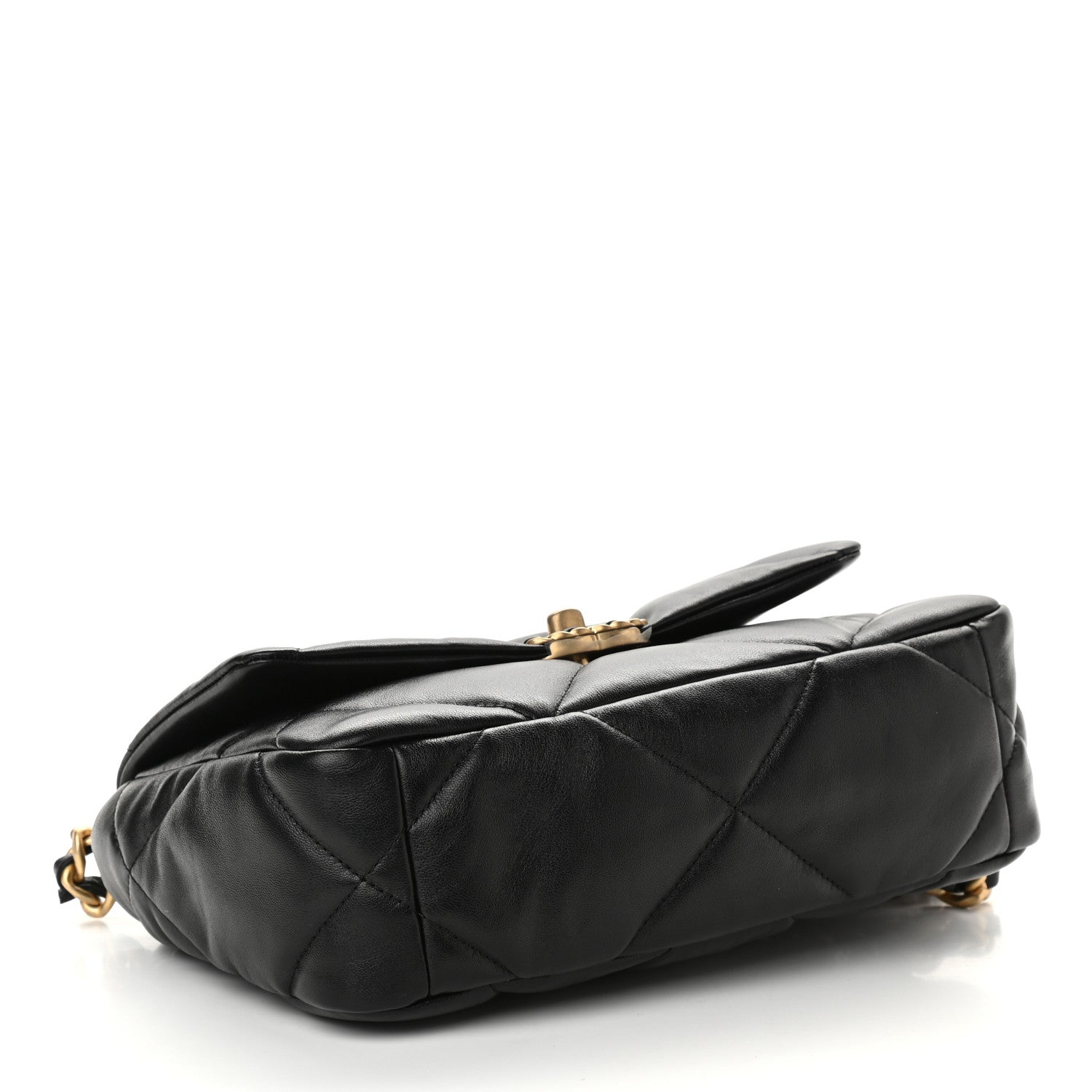 Chanel Lambskin Quilted Medium Chanel 19 Flap Black 4 of 9