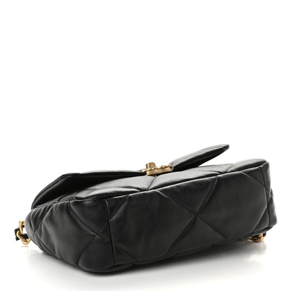 Chanel Lambskin Quilted Medium Chanel 19 Flap Black 4 of 9