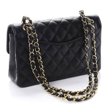 Chanel Caviar Quilted Small Double Flap Black 3 of 10