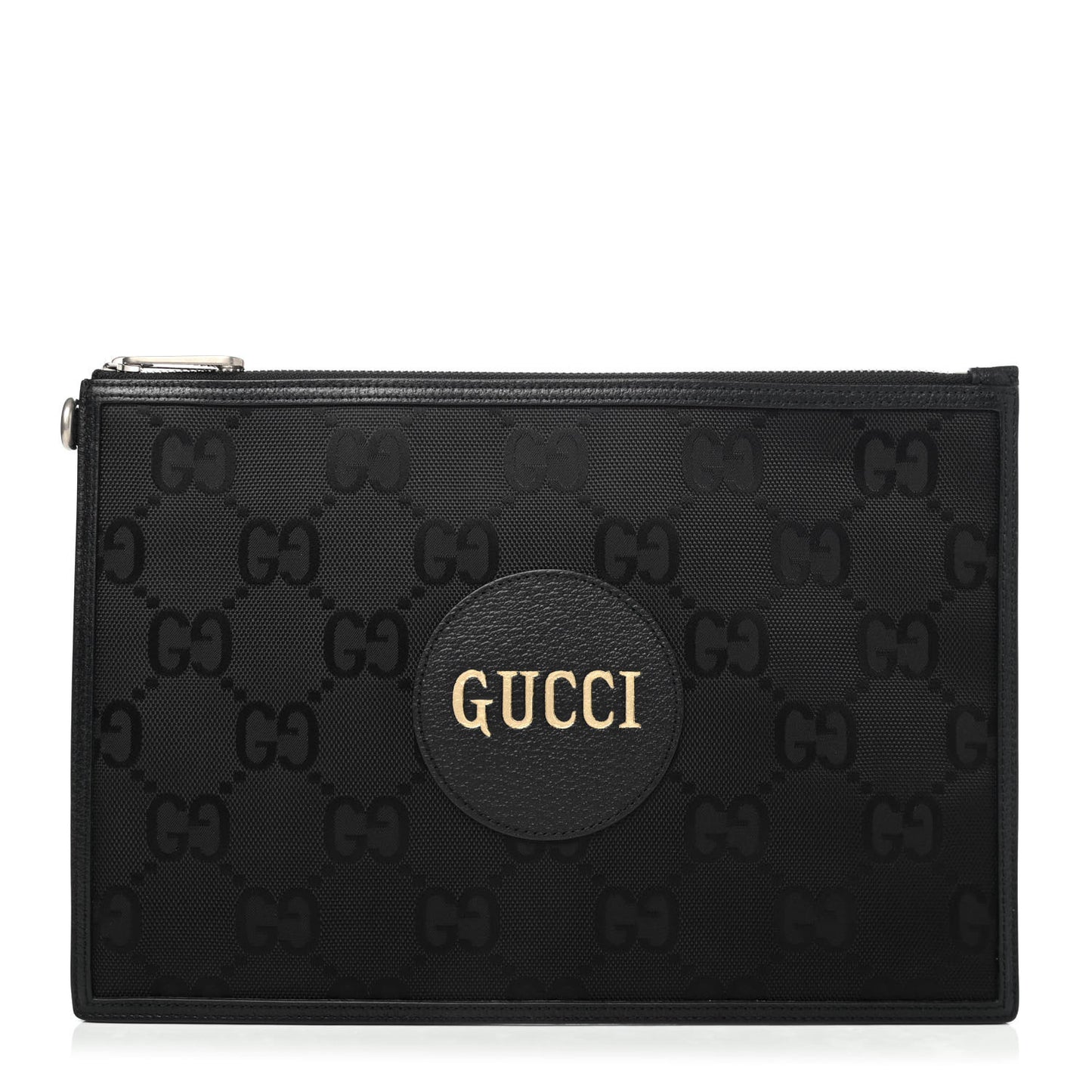 Econyl Nylon Monogram Off The Grid Zip Pouch Black