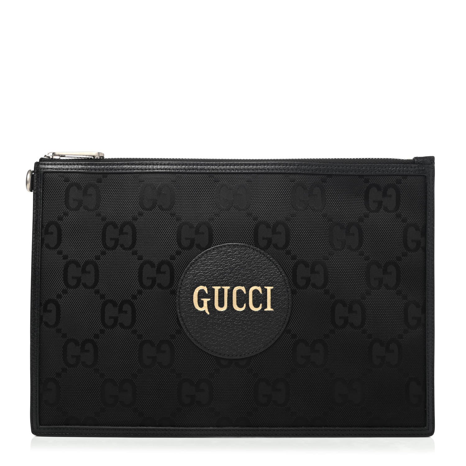Gucci Econyl Nylon Monogram Off The Grid Zip Pouch Black 1 of 4