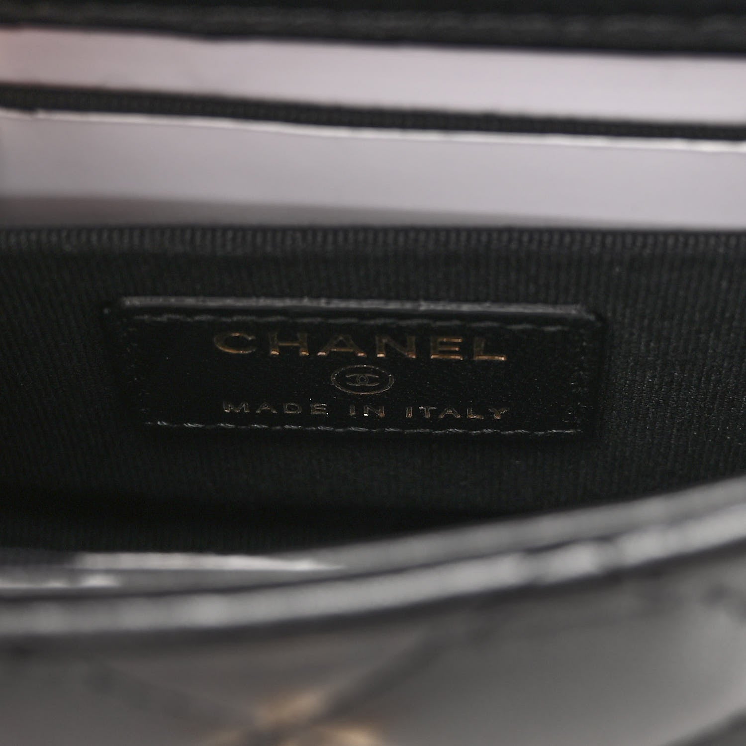 Chanel Lambskin Quilted Mini Trendy CC Chain Wallet Black 6 of 9