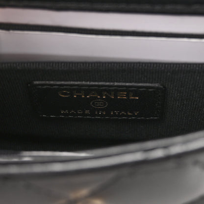 Chanel Lambskin Quilted Mini Trendy CC Chain Wallet Black 6 of 9