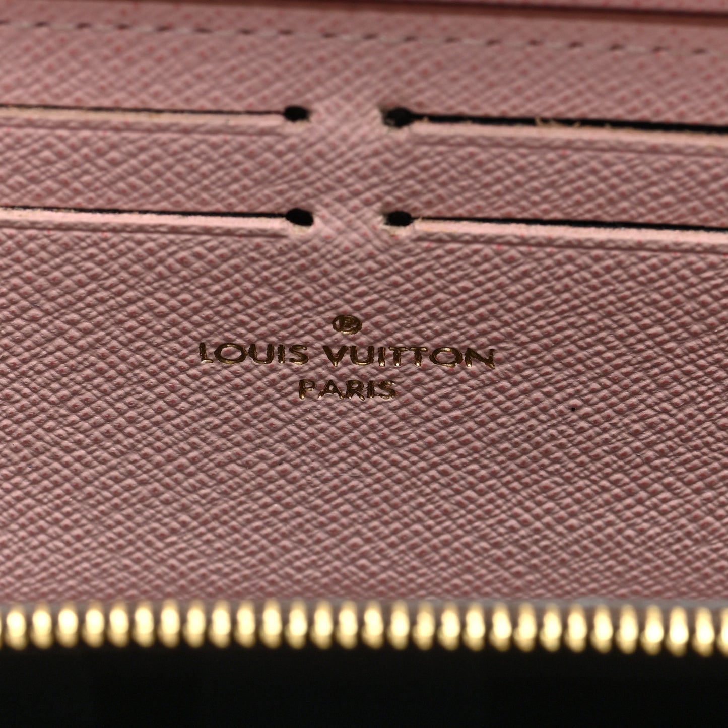 Monogram Clemence Wallet Rose Ballerine