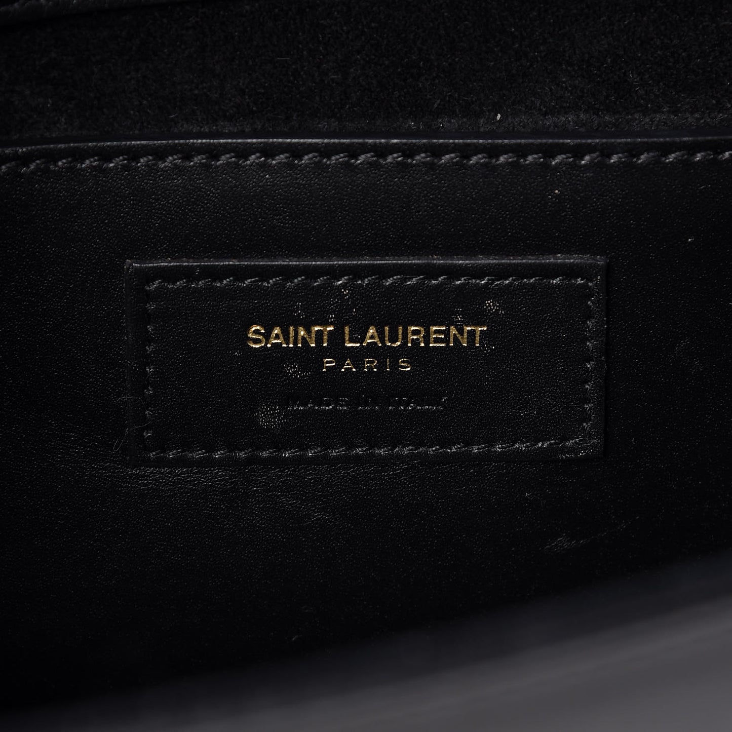 Calfskin Classic Monogram Tassel Clutch Black