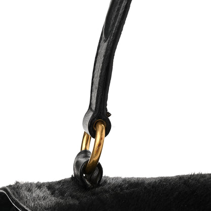 Saint Laurent Pony Hair Patent Medium Muse Two Black 13 of 15