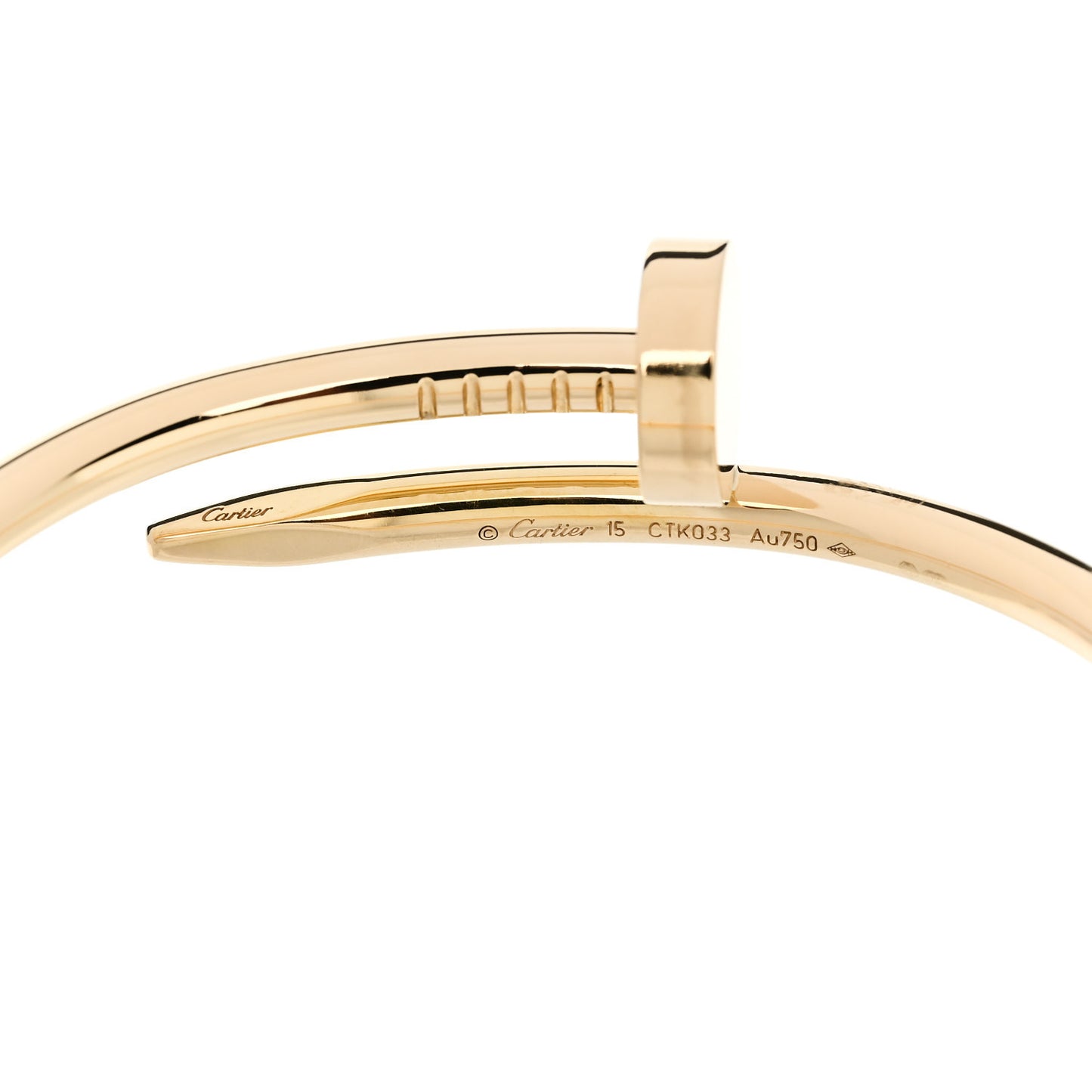 18K Yellow Gold Juste Un Clou Bracelet 15