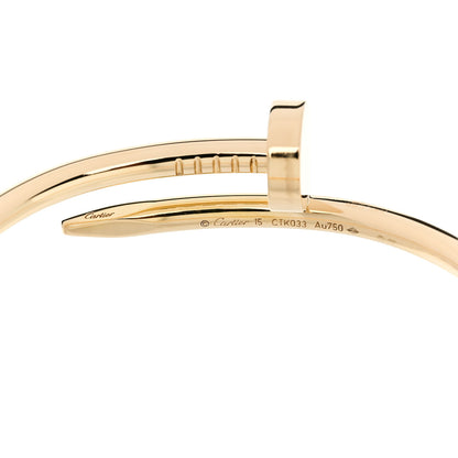 Cartier 18K Yellow Gold Juste Un Clou Bracelet 15 4 of 5