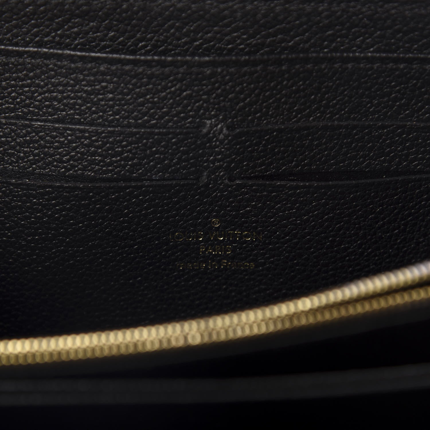 Louis Vuitton Empreinte Zippy Wallet Black 6 of 7