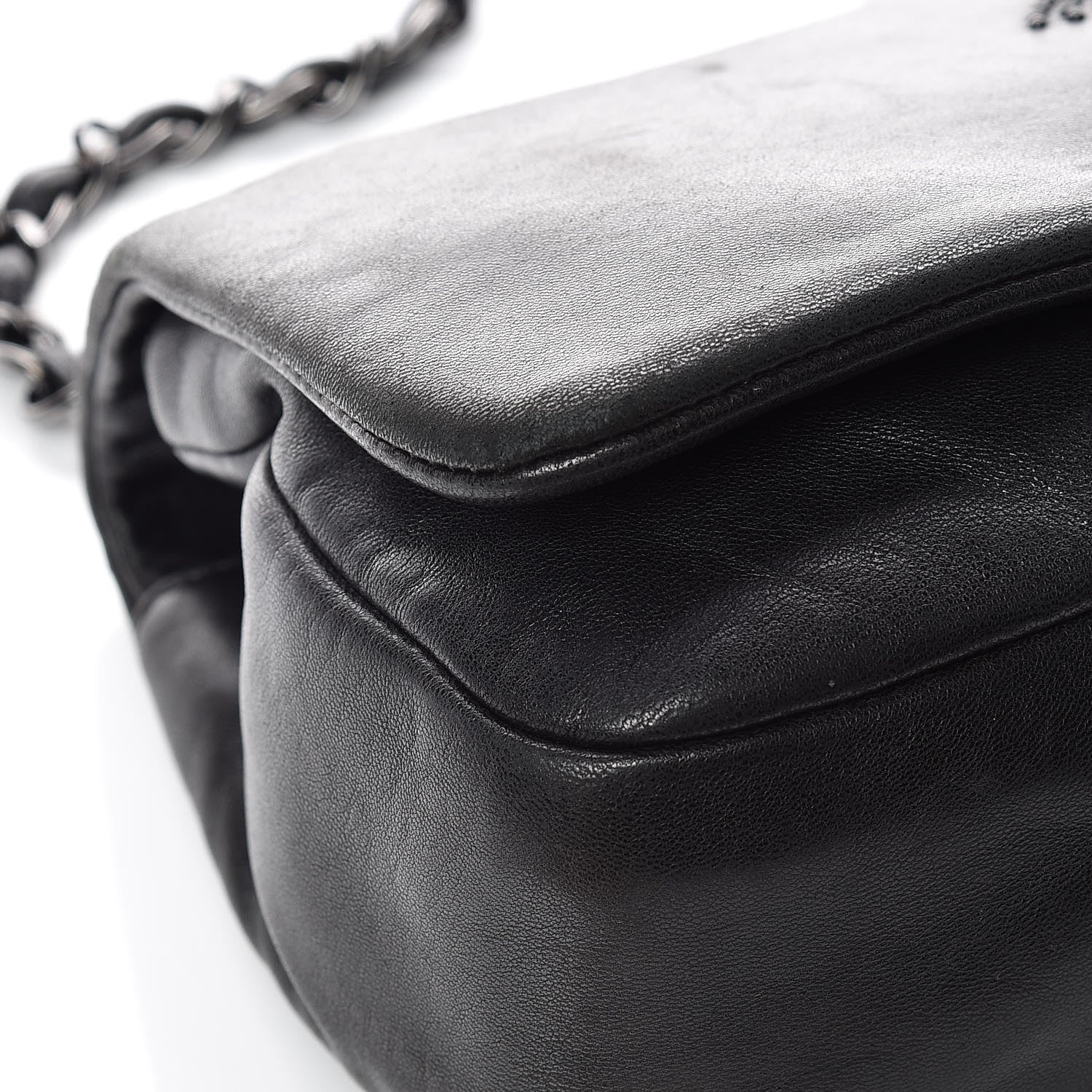 Chanel Lambskin Studded CC East West Flap Black 11 of 16