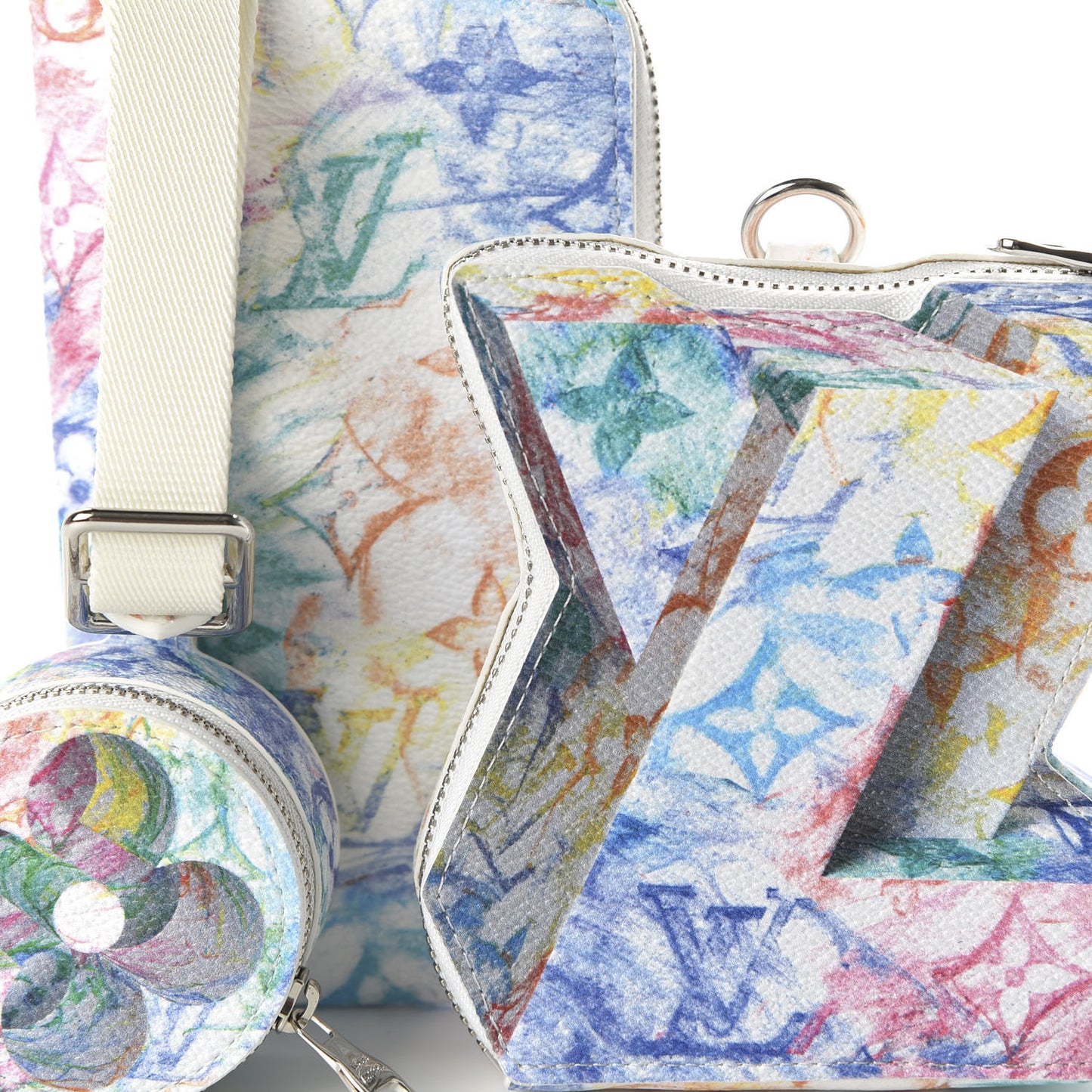 Monogram Pastel Colors LV Block