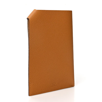 Hermes Epsom Tarmac PM Passport Holder Sesame 3 of 9