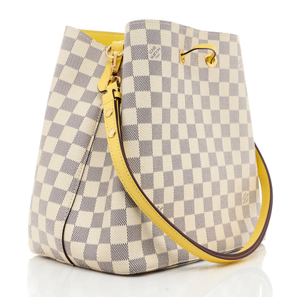 Louis Vuitton Damier Azur Neonoe MM Pineapple 3 of 10
