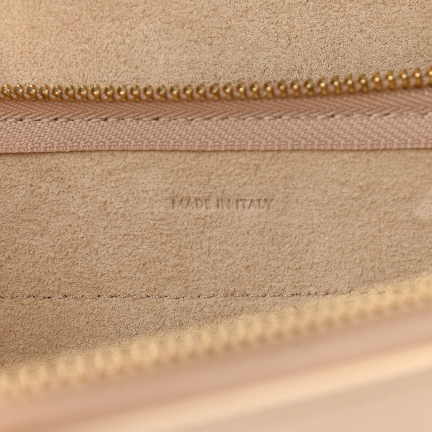 Grained Calfskin Nano Belt Bag Powder