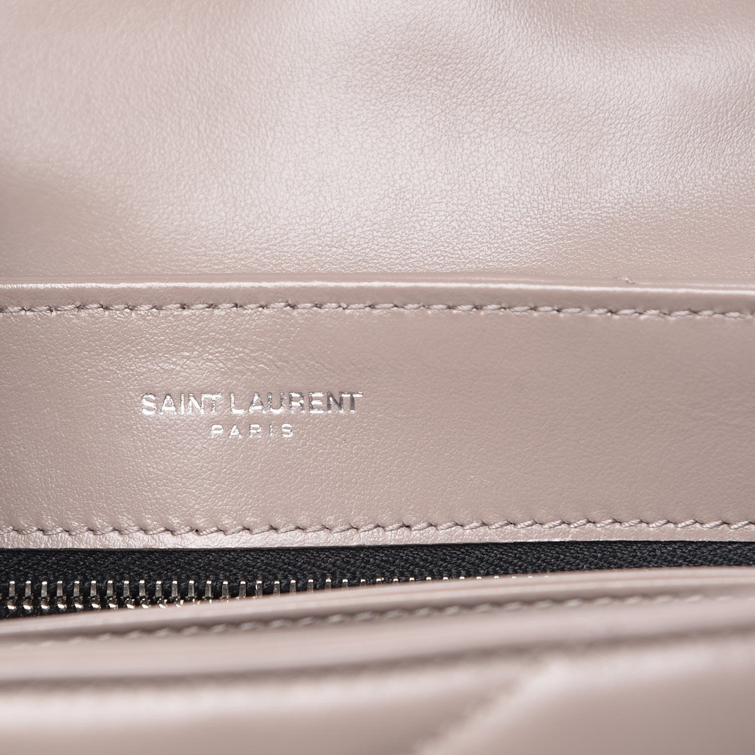 Saint Laurent Calfskin Y Quilted Monogram Toy Loulou Crossbody Bag Pink 6 of 10