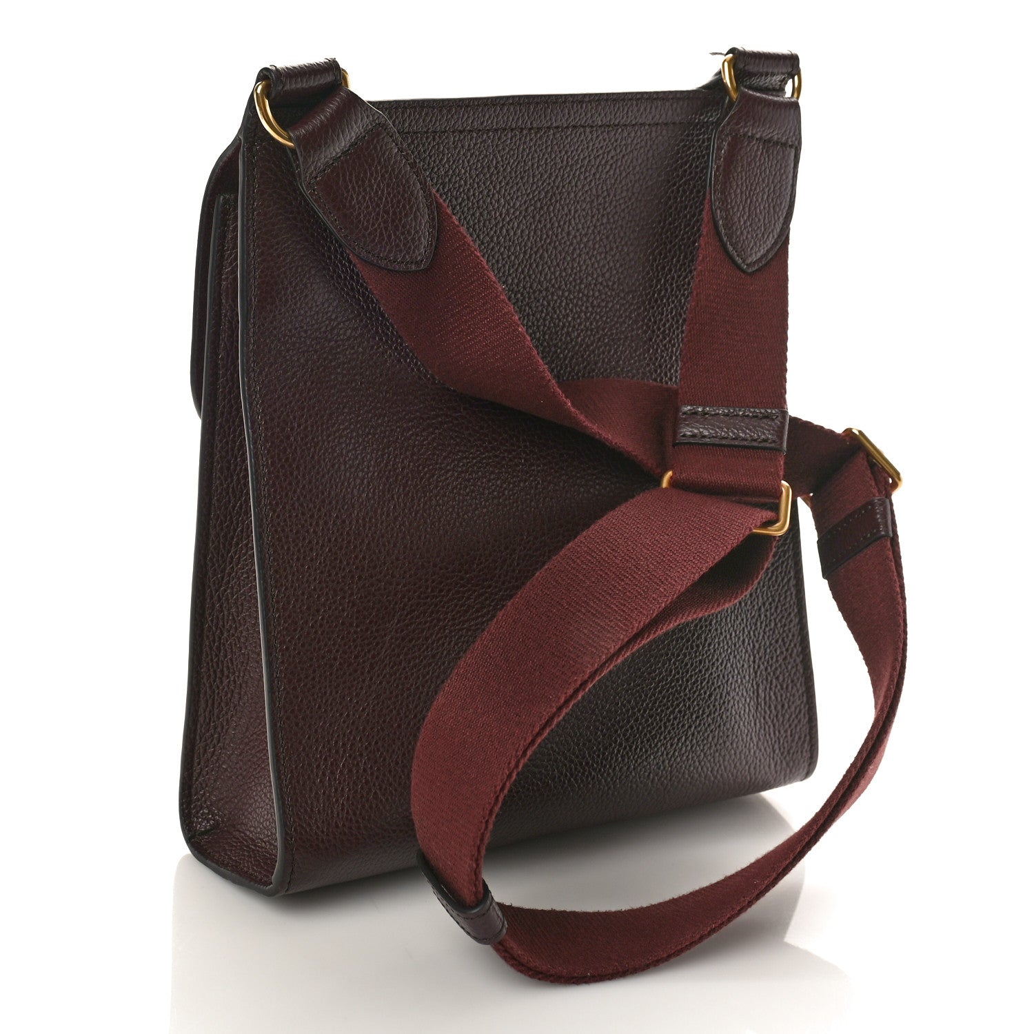 Mulberry Natural Grain Calfskin New Antony Messenger Crossbody Oxblood 3 of 9