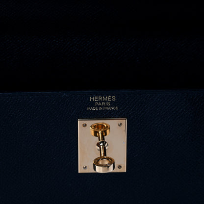 Hermes Epsom Kelly Sellier 32 Black 5 of 10