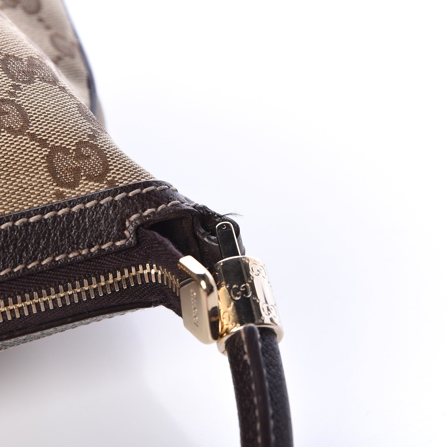 Gucci Monogram Hobo Dark Brown 8 of 12
