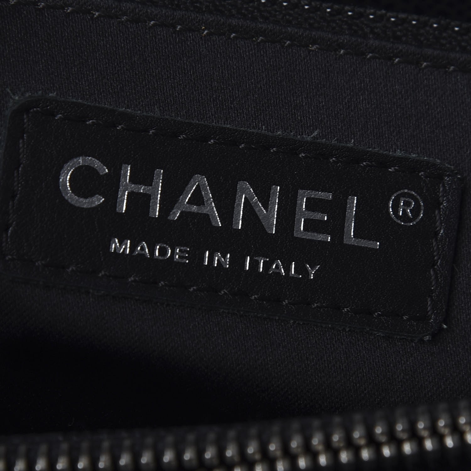 Chanel Caviar Quilted Grand Shopping Tote GST Black 8 of 9