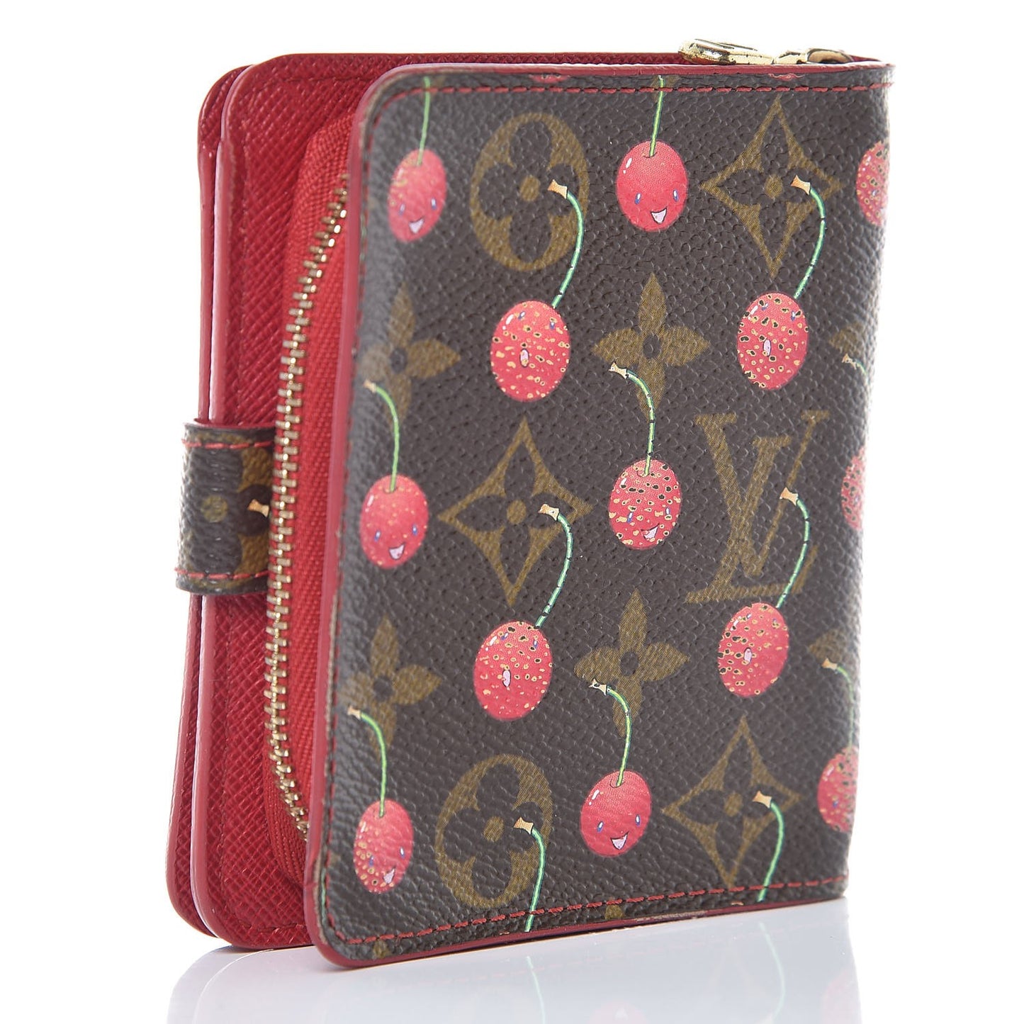 Monogram Cerises Compact Zippe Wallet
