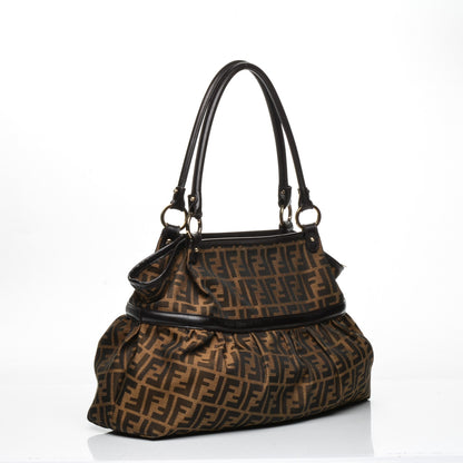 Fendi Zucca Large Chef Shopper Tote Tobacco 3 of 9