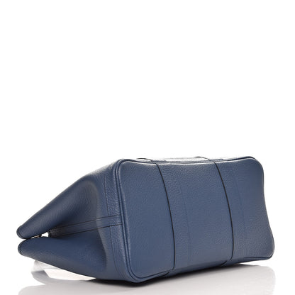 Hermes Vache Country Garden Party Tote 36 MM Bleu Agate 4 of 7