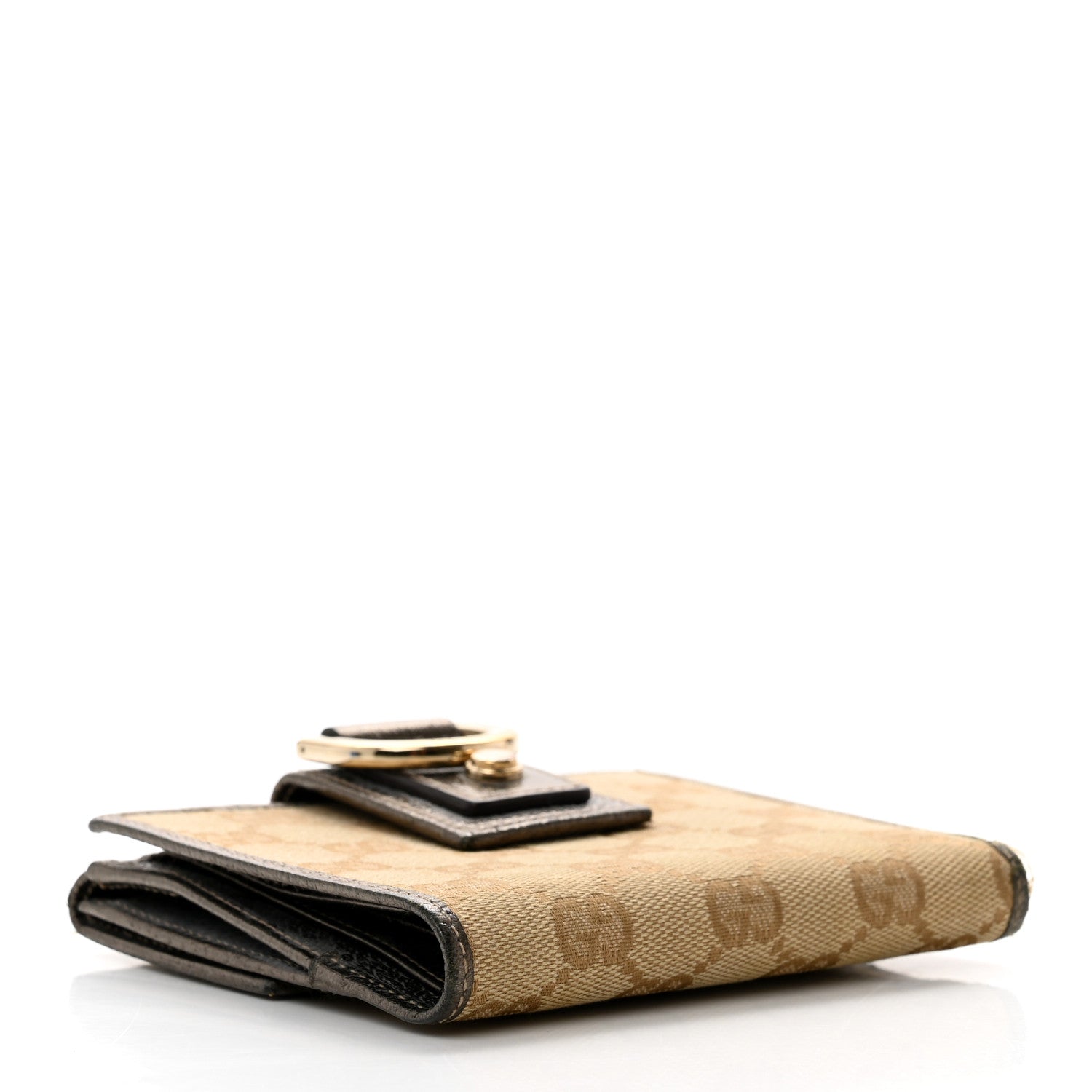 Gucci Monogram Abbey Compact Wallet Pewter 4 of 9