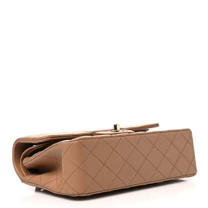 Chanel Lambskin Quilted Small Double Flap Brown 4 of 10