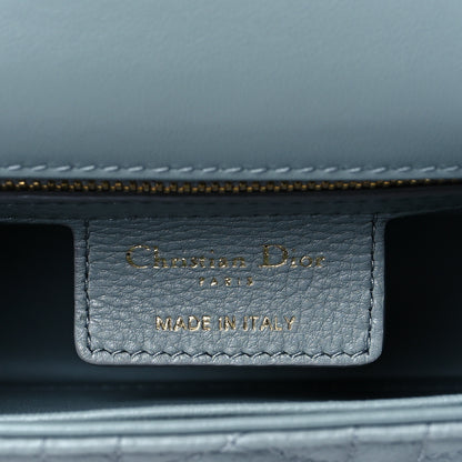 Christian Dior Calfskin Cannage Small Caro Bag Cloud Blue 5 of 9