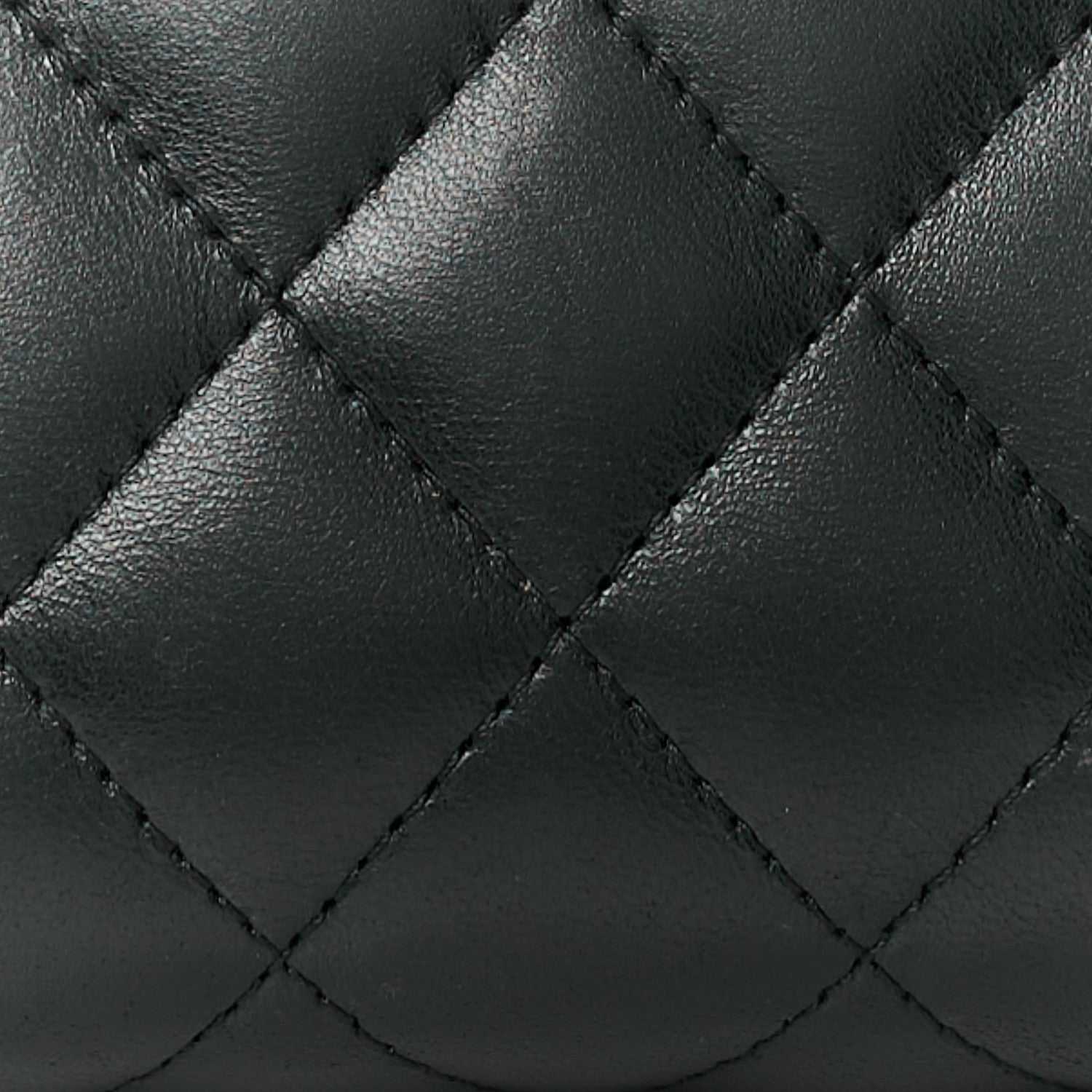 Chanel Lambskin Quilted Cosmetic Cas Black 8 of 10