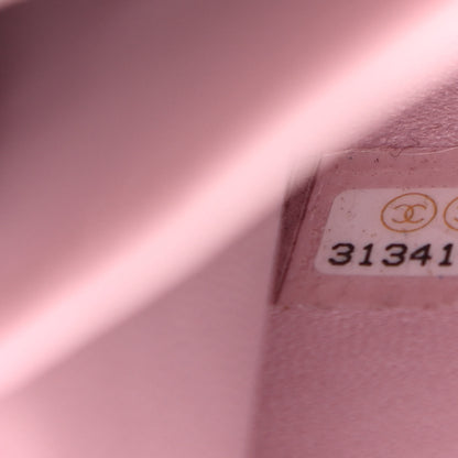 Chanel Crumpled Lambskin Quilted Small CC Links Top Handle Flap Light Pink 7 of 11
