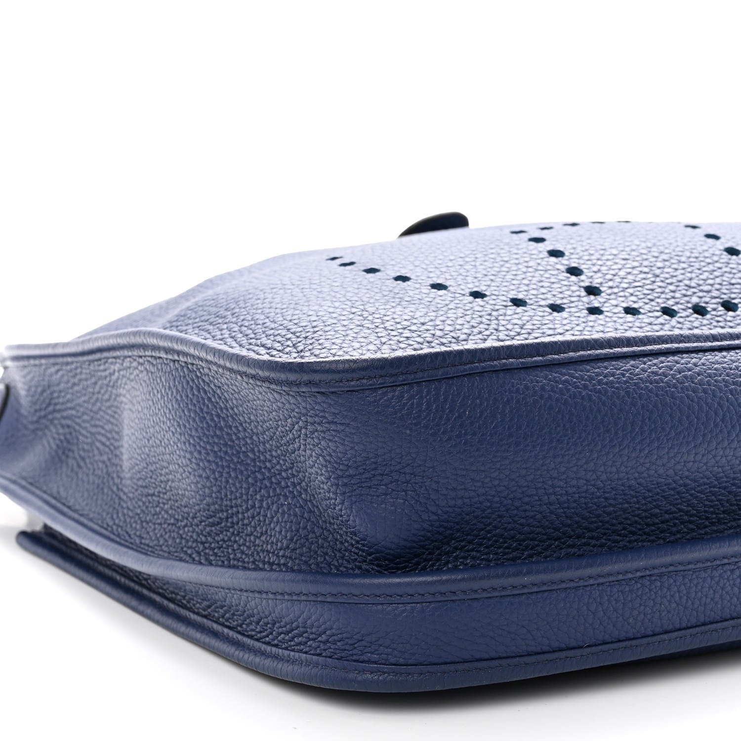 Hermes Taurillon Clemence Evelyne III GM Bleu Saphir 8 of 9