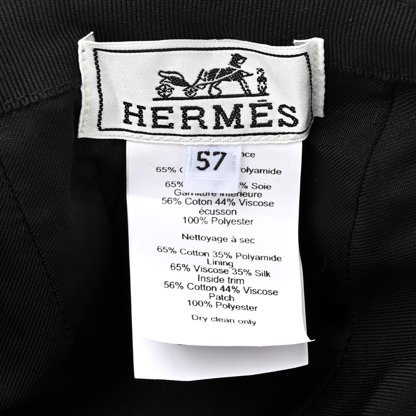 Trench Canvas Serena Eperon d'Or Cap 57 Black