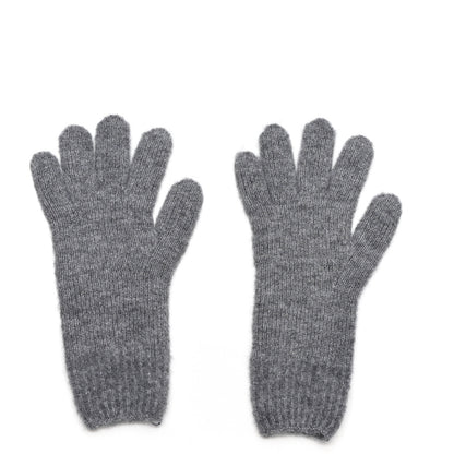 Hermes Cashmere Silk Knit Diva Gloves S Gris 2 of 4