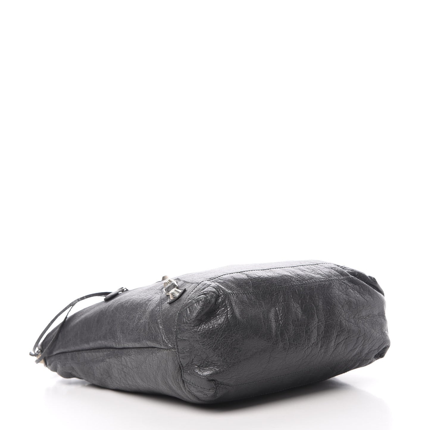 Agneau Giant 21 Silver Hardware Day Hobo Gris Tarmac