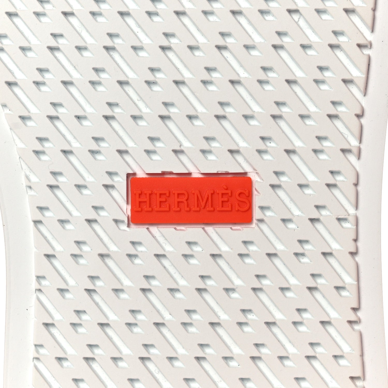 Hermes Calfskin Deep Sneakers 37.5 White Yellow 6 of 8