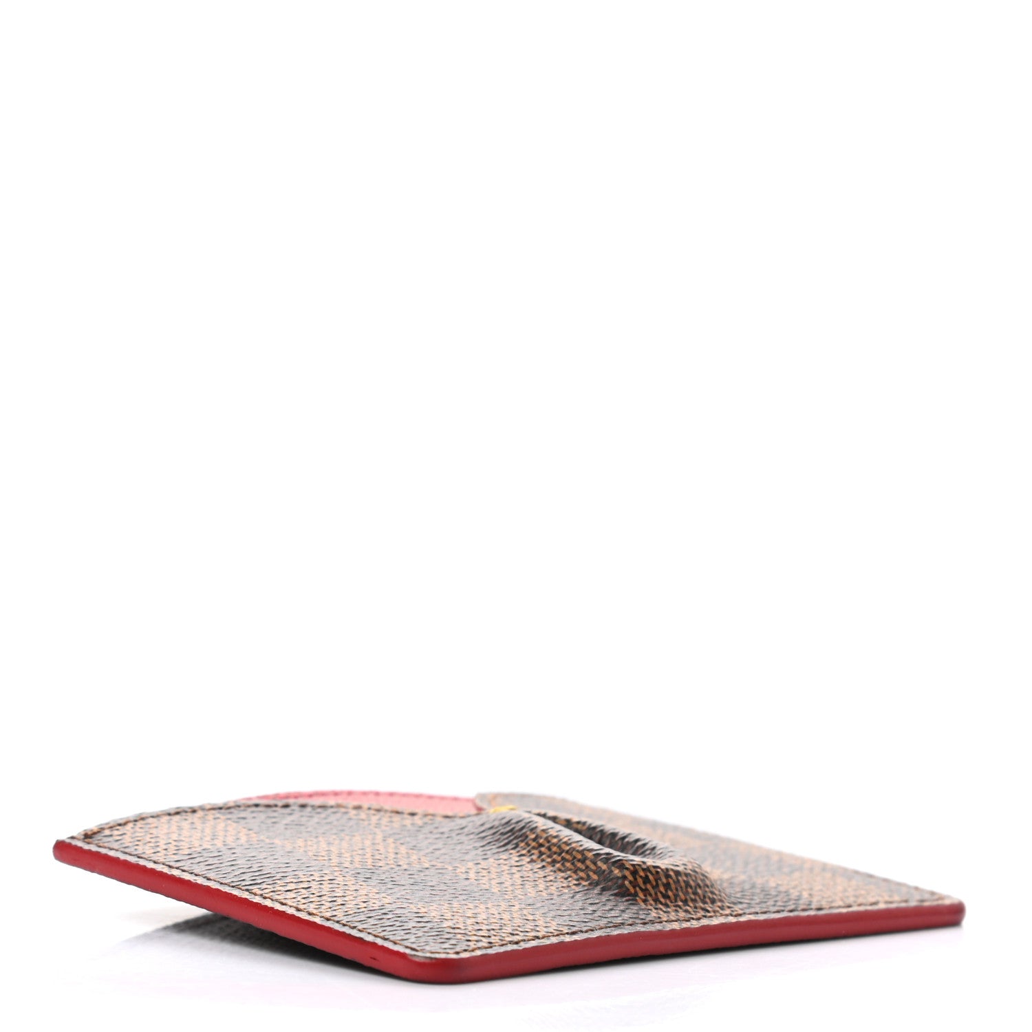 Louis Vuitton Damier Ebene Caissa Card Holder Cherry 4 of 7