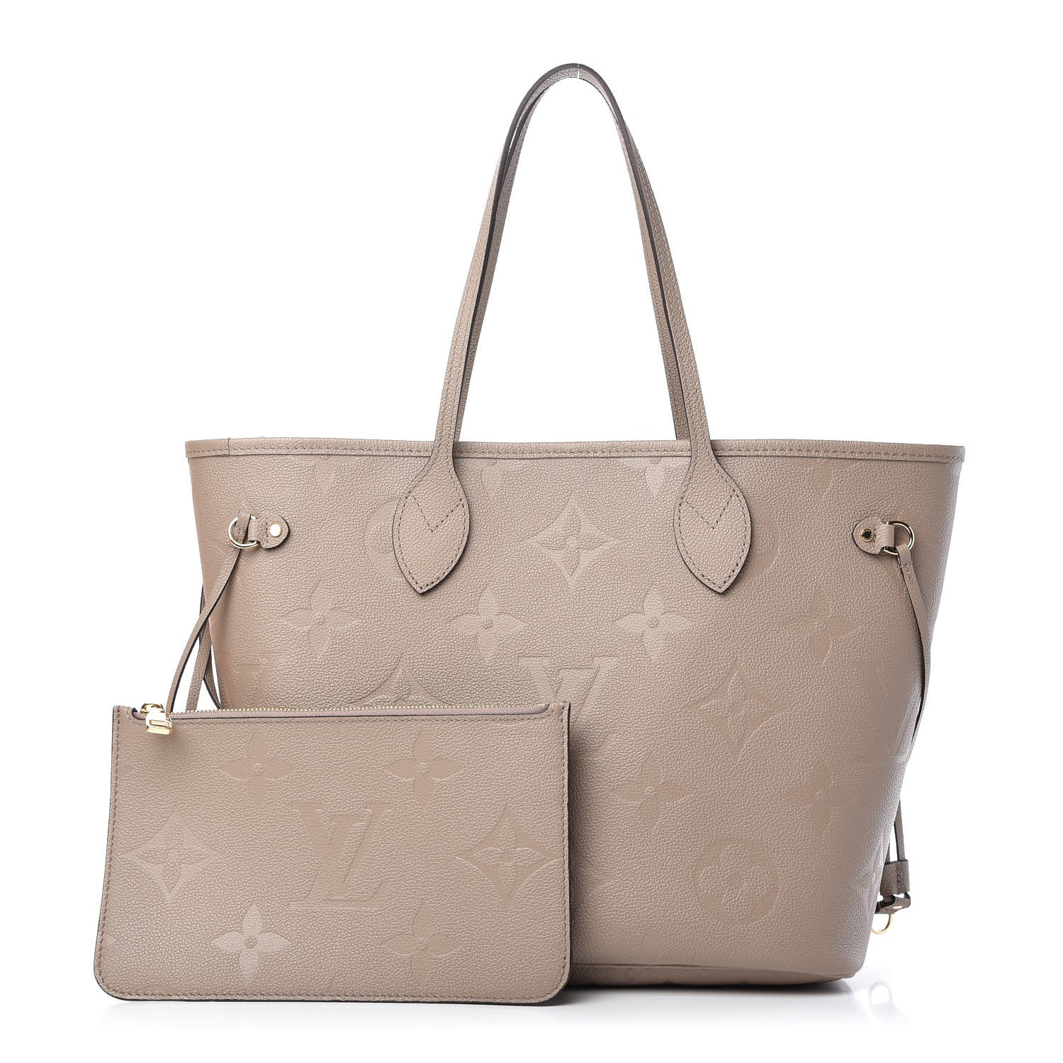 Louis Vuitton Empreinte Monogram Giant Neverfull MM Tourterelle 1 of 9