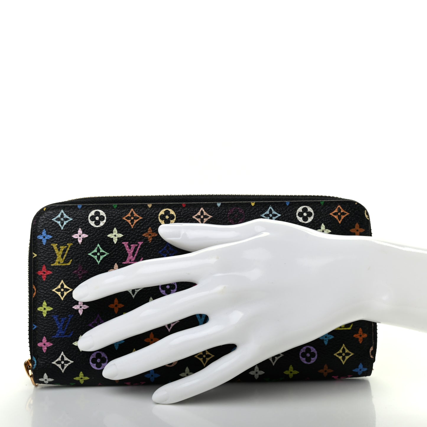 Monogram Multicolor Zippy Wallet Black Grenade