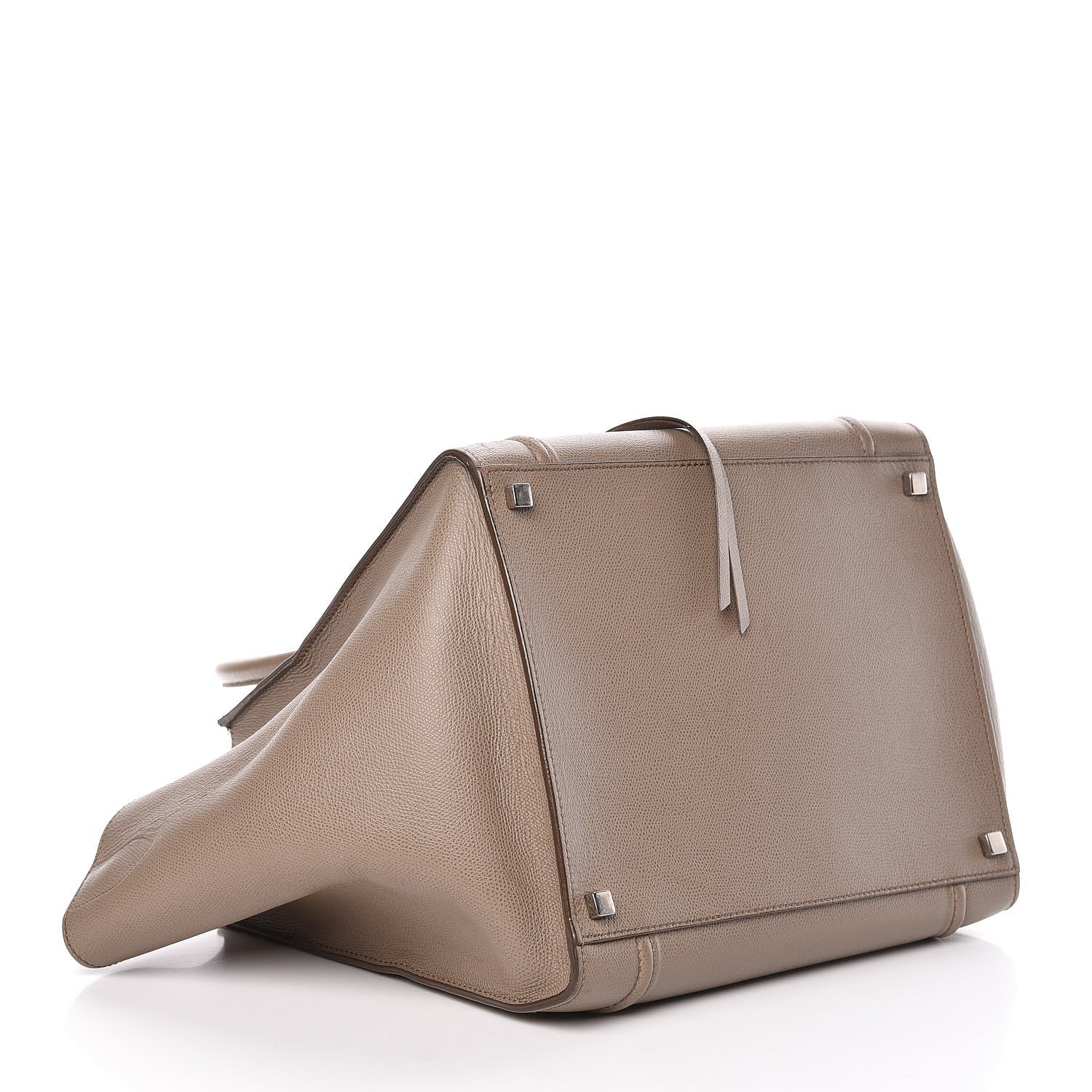 Celine Grained Calfskin Medium Phantom Luggage Taupe 4 of 20