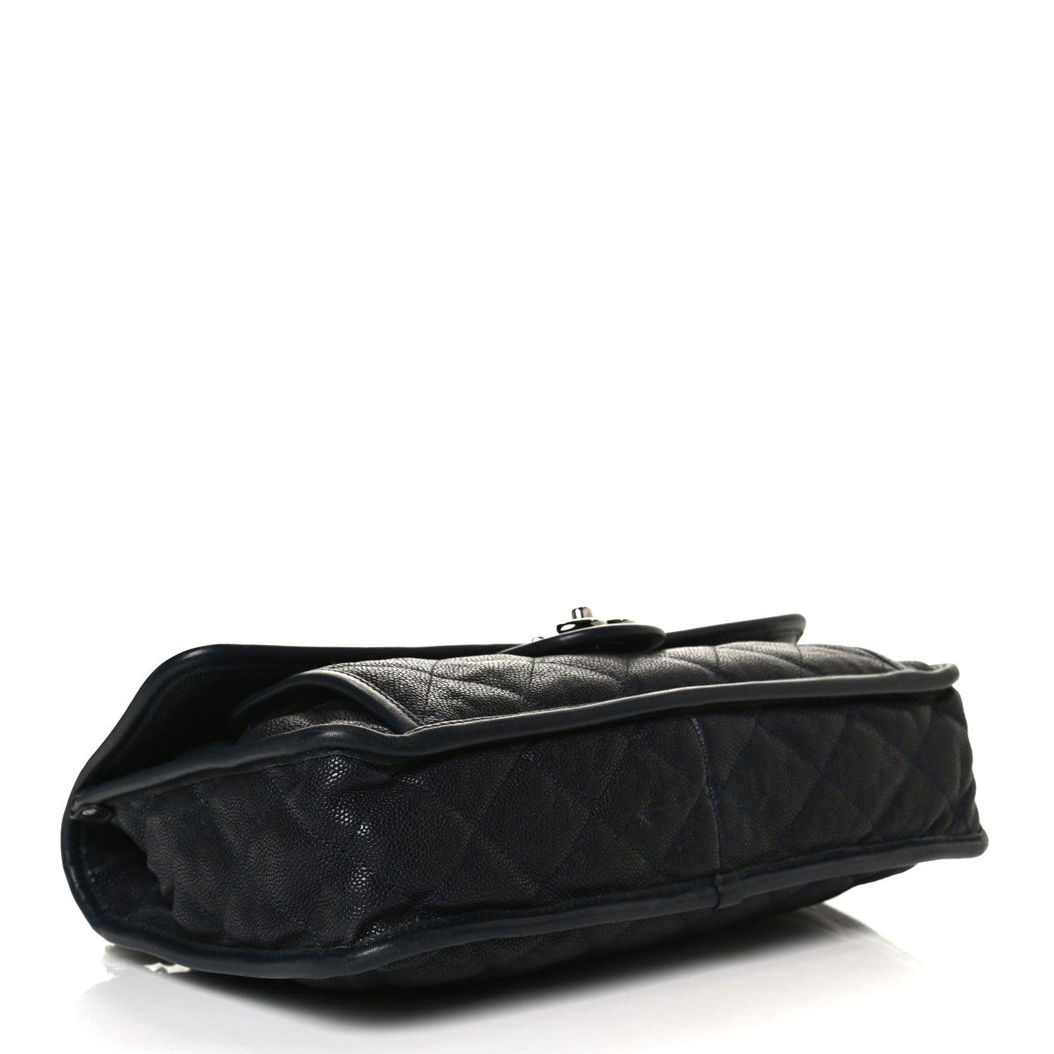 Chanel Caviar Quilted Medium French Riviera Flap Blue 4 of 15