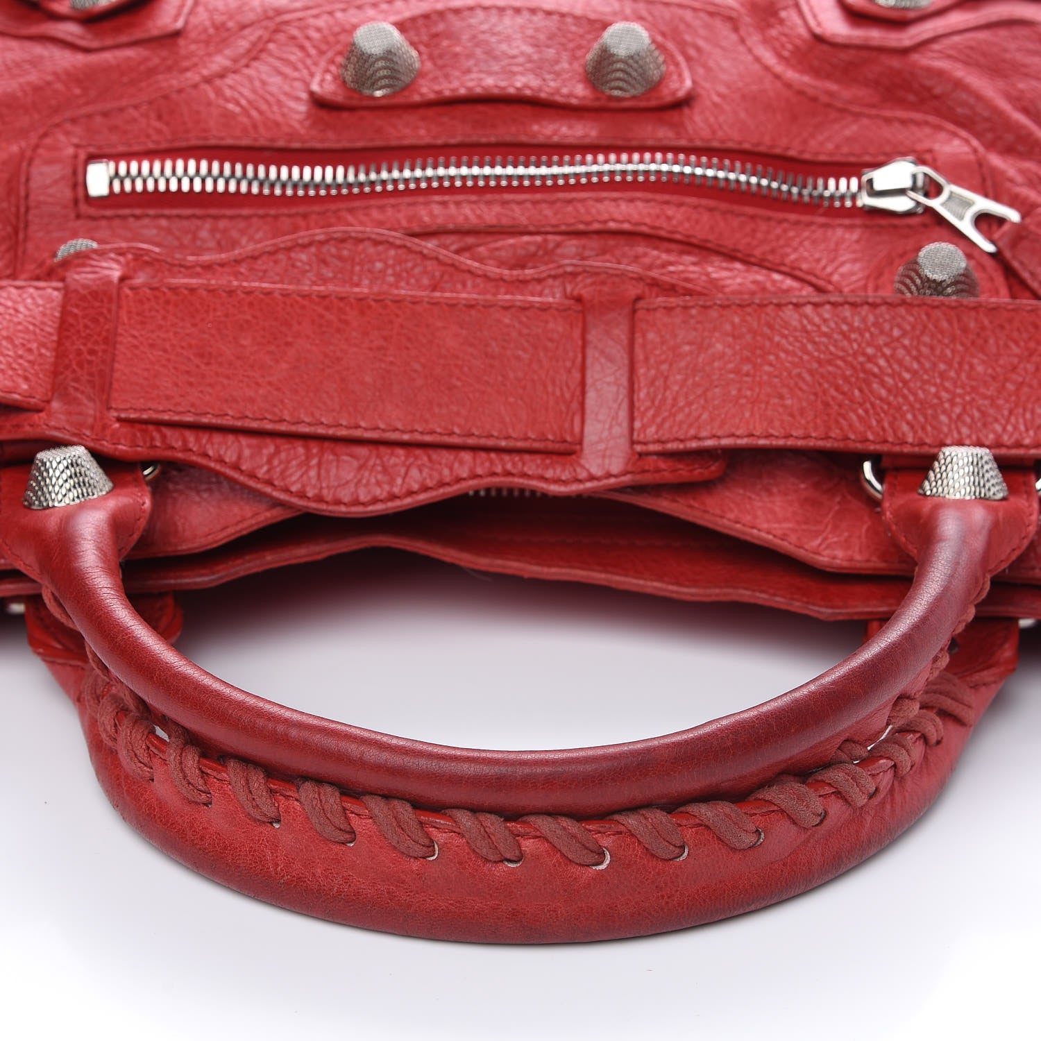 Balenciaga Agneau Giant 21 Silver Hardware City Rouge Coquelicot 9 of 17
